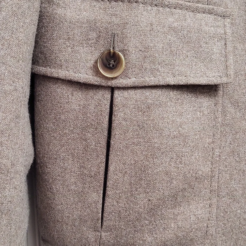 BOSS Hugo Boss Beige Wool Blend Harvis‎ Jacket. Size 42L
